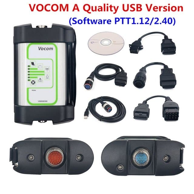 Vocom 88890300: Interface de Mise à Jour en Ligne pour Diagnostic OBD de Camion Volvo - Outil de Calibrage et Programmation pour UD/Mack/Volvo