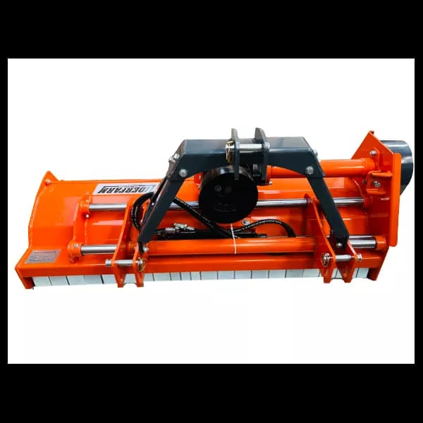 Tondo-broyeur LIDERFARM 1m45 avec tiges de ramassage et déport hydraulique