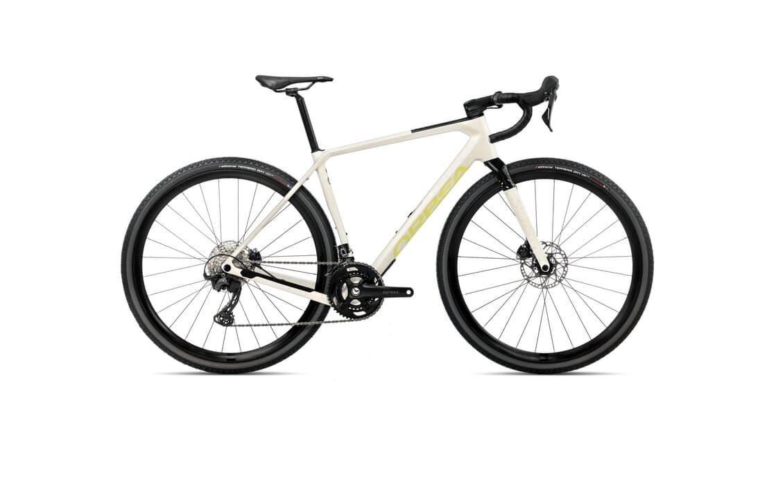 Orbea Terra M30 Team 1X - 28 Zoll - Diamant - 2025 - Ivory White - Spicy Lime (Gloss) - S