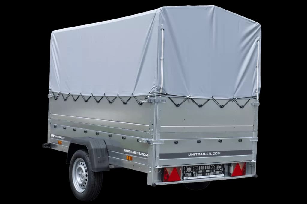 Führerschein B Anhänger GARDEN TRAILER 230 KIPP mit Stützrad, zusätzlichen Bordwänden, Hochplane und Hochspriegel H800