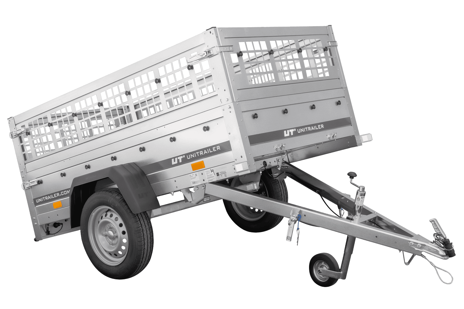 Anhänger Führerschein B Garden Trailer 200 KIPP 200×106 cm 750 kg mit Laubgitteraufsatz