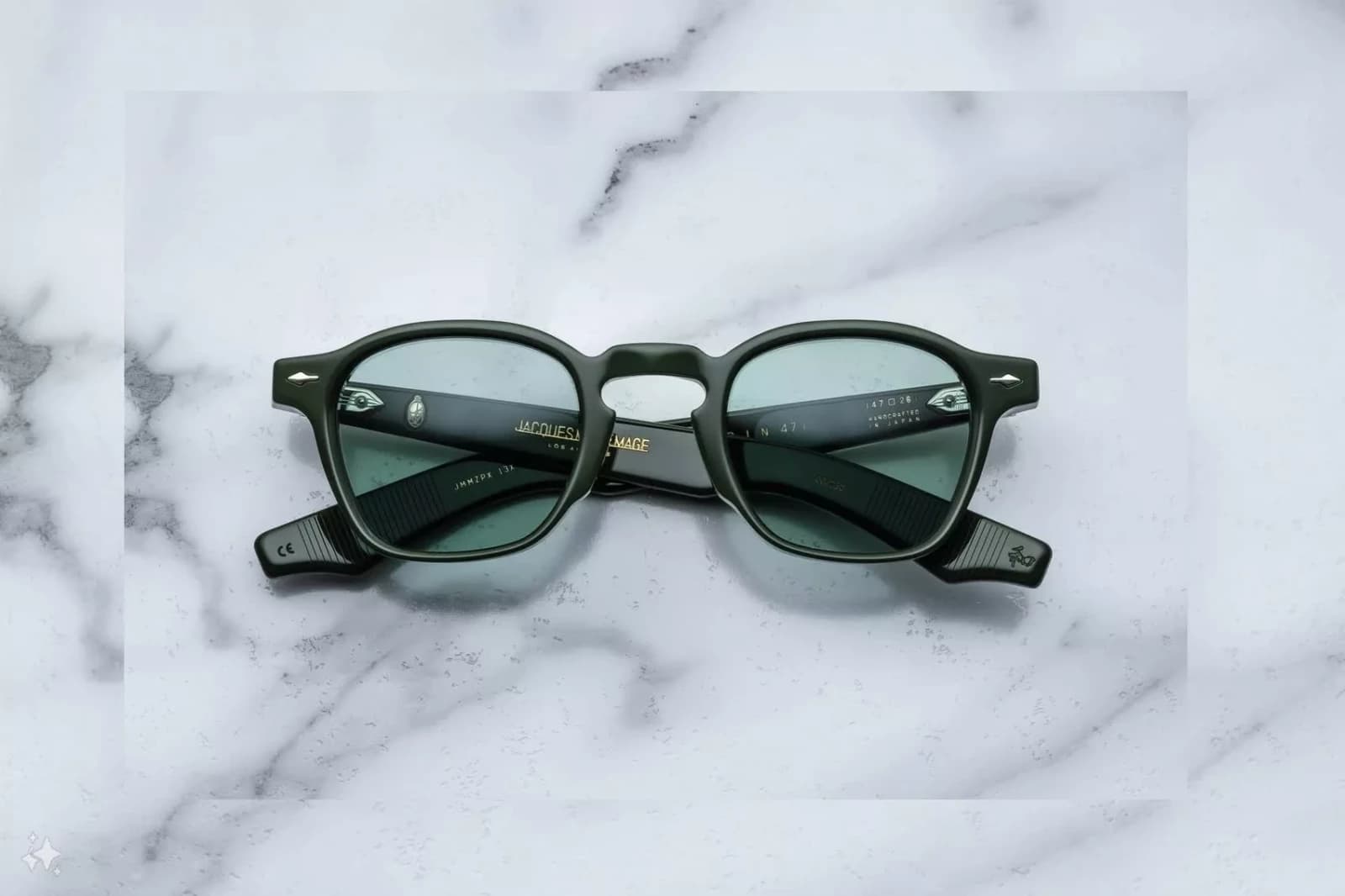 Lunette de Soleil Jacques Marie Mage ZEPHIRIN 47 Evergreen