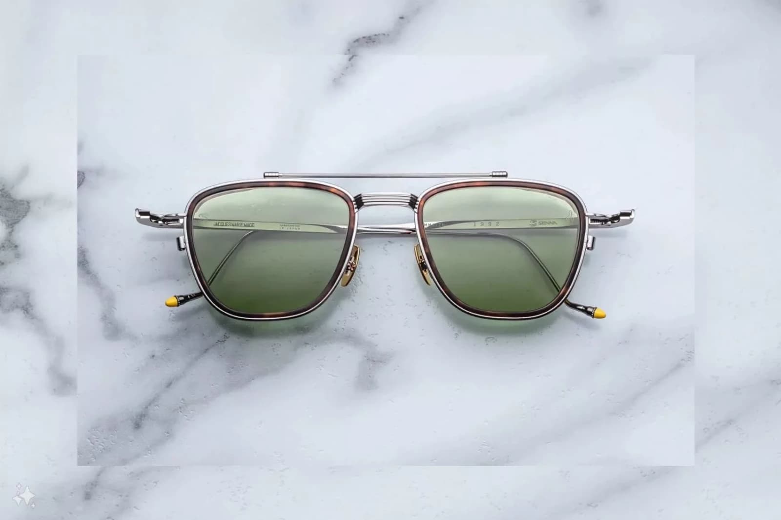 Lunette de Soleil Jacques Marie Mage 1992 Antique Silver