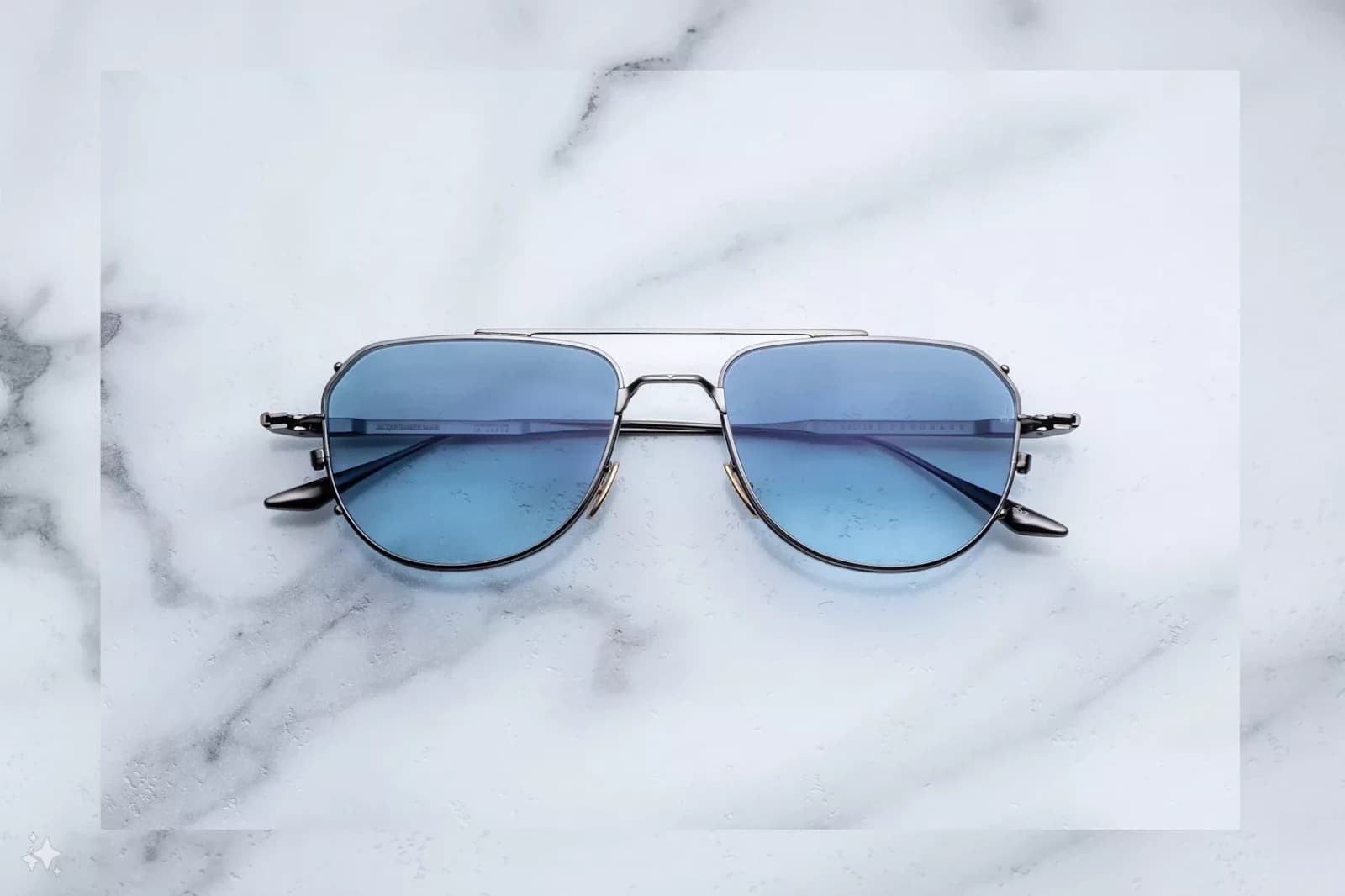 Lunette de Soleil Jacques Marie Mage Cendrars Antique Silver