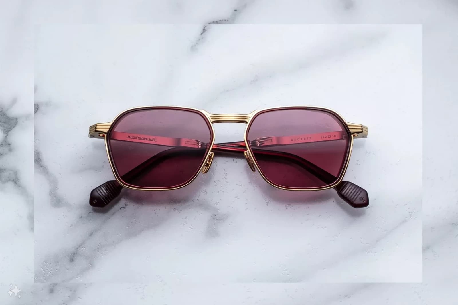 Lunette de Soleil Jacques Marie Mage Beckett Gold