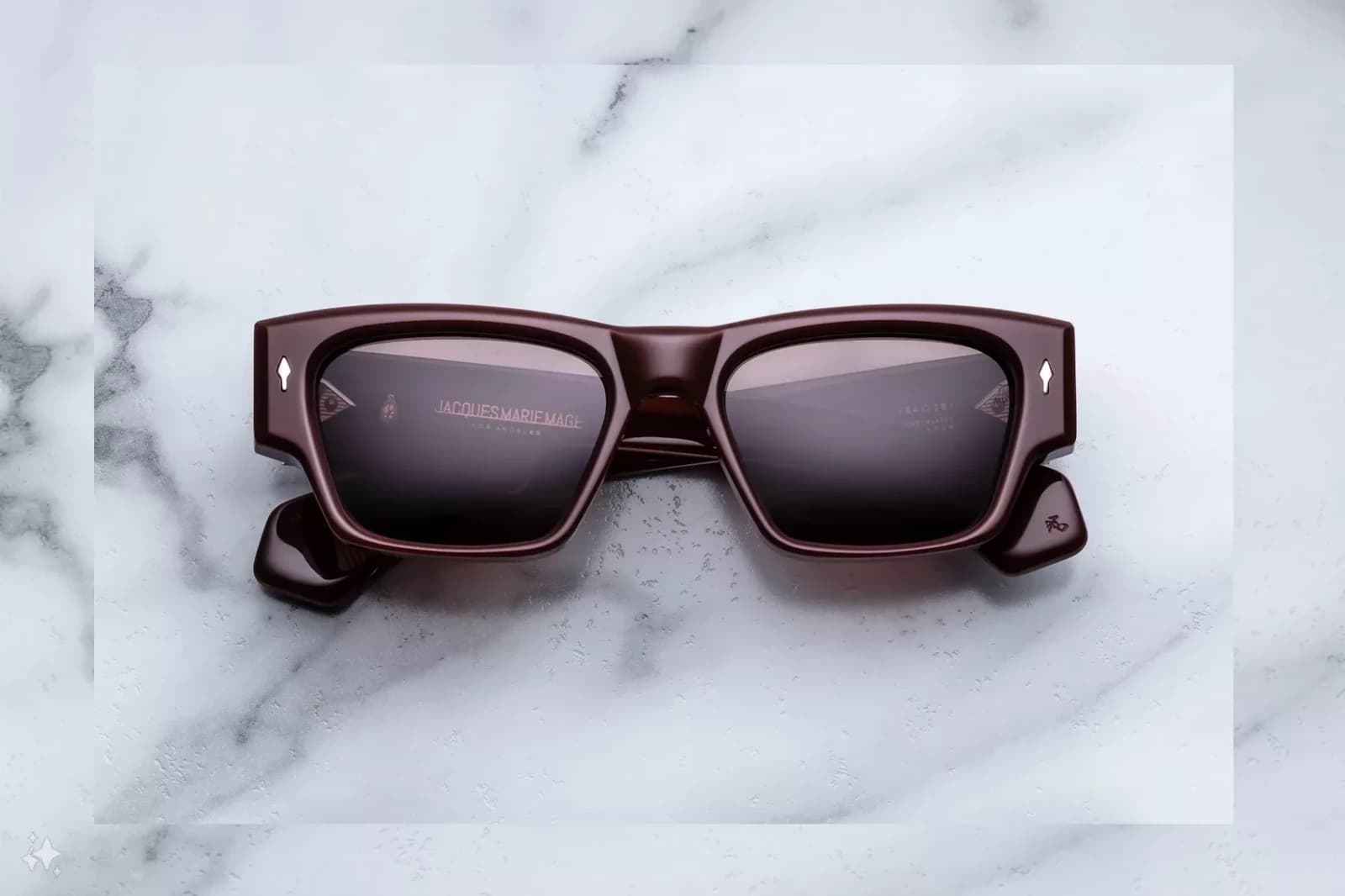 Lunette de Soleil Jacques Marie Mage Zimmerman Bordeaux Empire