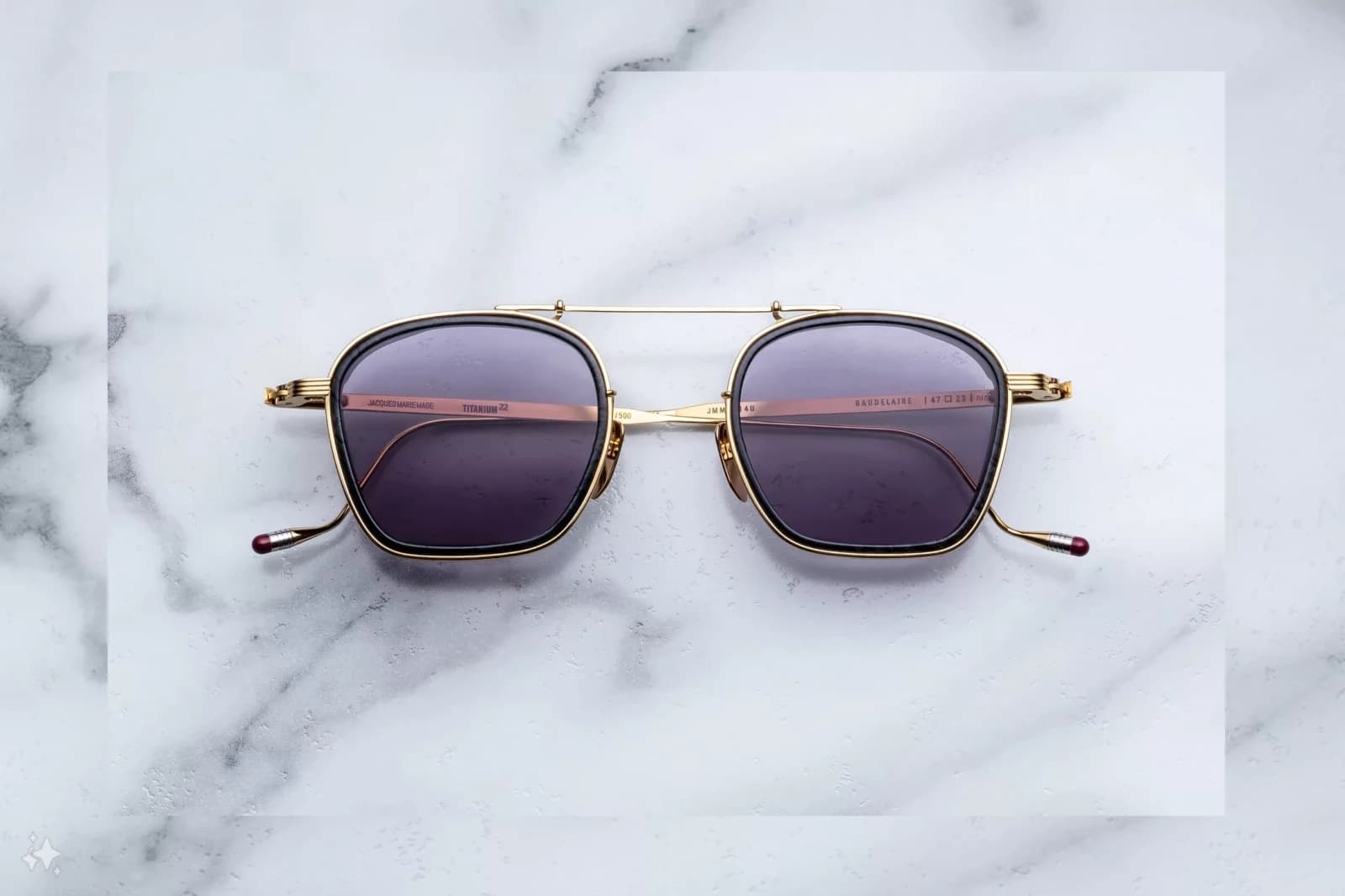 Lunette de Soleil Jacques Marie Mage Baudelaire 2 Ebony