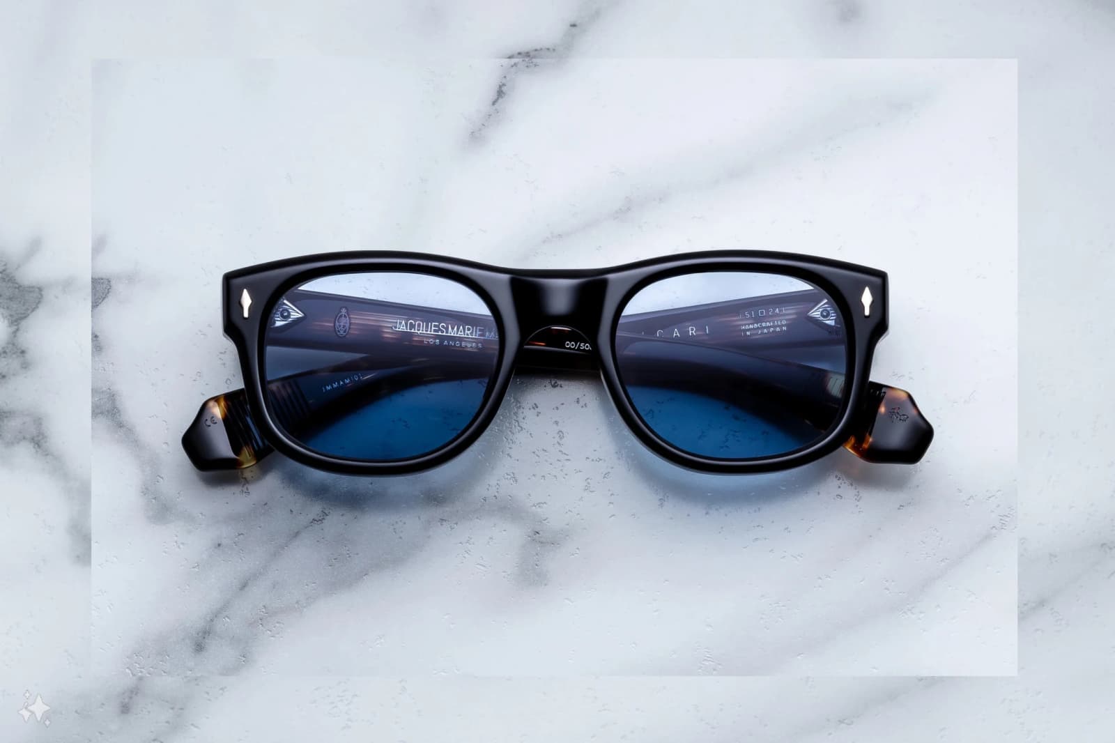 Lunette de Soleil Jacques Marie Mage Amilcar Noir