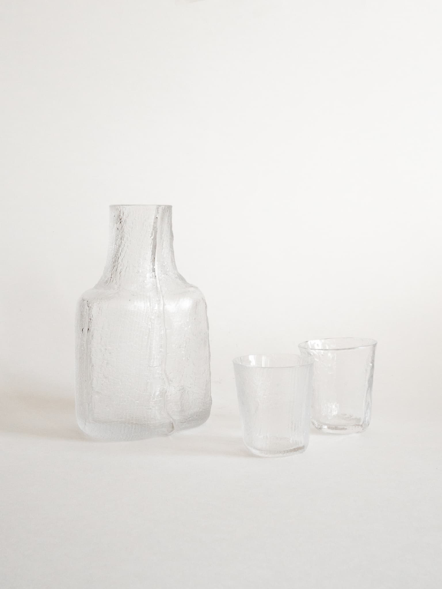 Set carafe & verres de table Scorched (paire)
