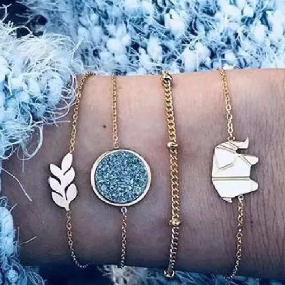 Ensemble de bracelets Ă charme Boho avec perles pour femmes - AB007