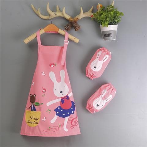 Tablier de cuisine ou de peinture pour petite princesse - 100 - Pink - Rabbit