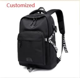 Sac pour ordinateur portable avec câble de donnée USB externe - Grande capacité - Black Customized