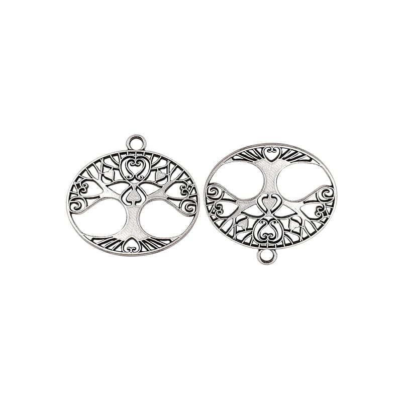 Pendentifs en forme de plantes et fleurs - 20trees - 23x25mm