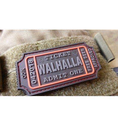 Jackets To Go - Jtg | Walhalla Ticket - Odin Approved Patch Noir