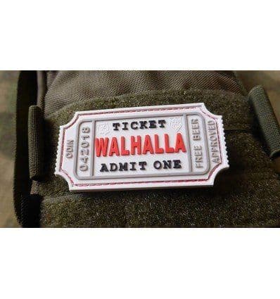 Jackets To Go - Jtg | Walhalla Ticket - Odin Approved Patch Blanc