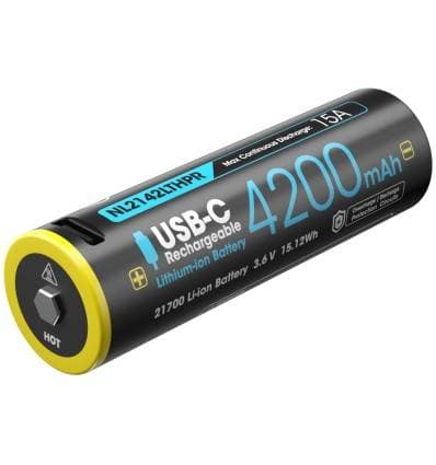 Piles, Batteries Et Chargeurs - Nitecore | Batterie 21700 Li-ion (4200mah) Usb-c - Basse Température