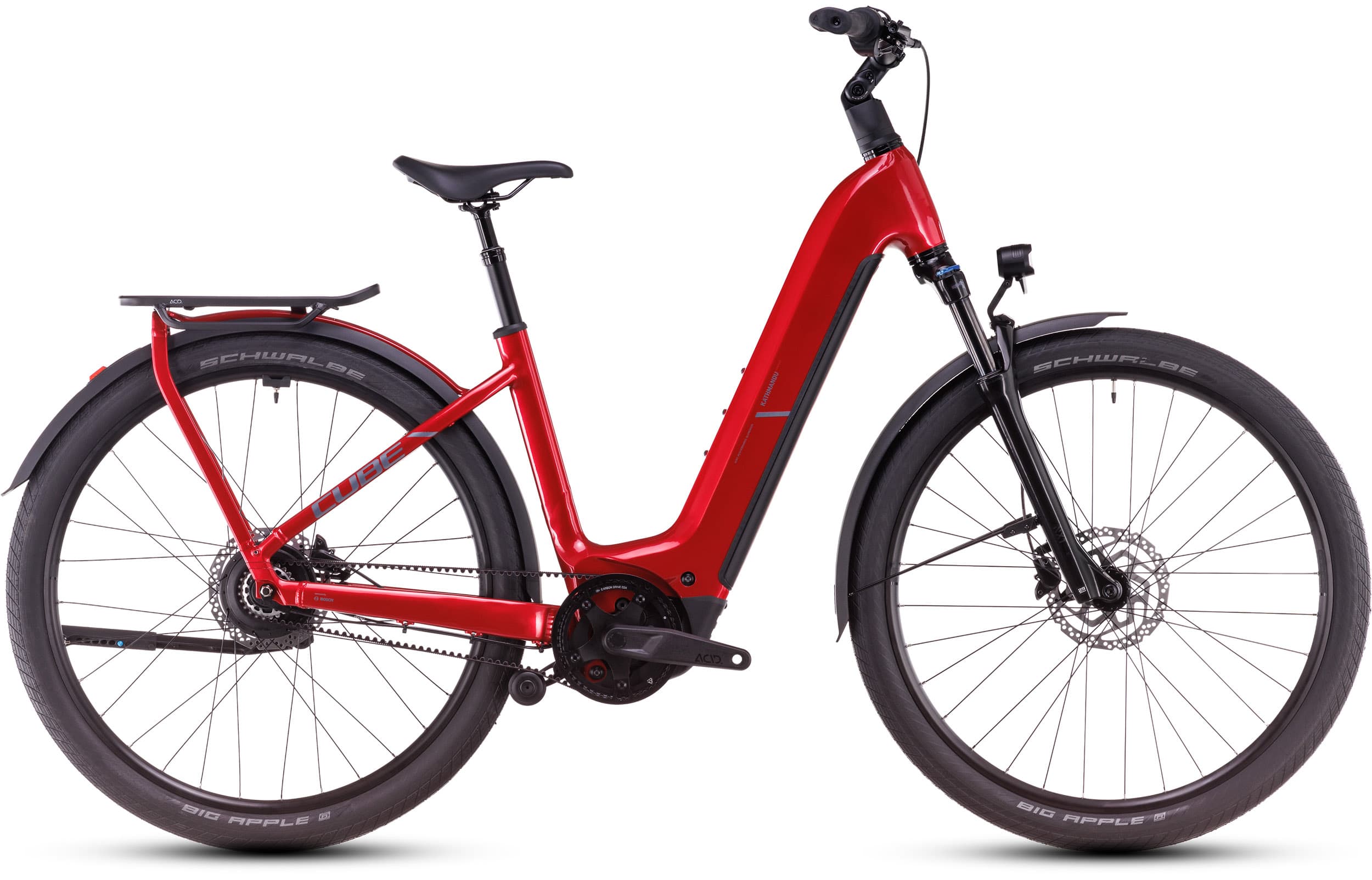 Cube Kathmandu Hybrid Comfort Pro 800 Easy Entry electricred