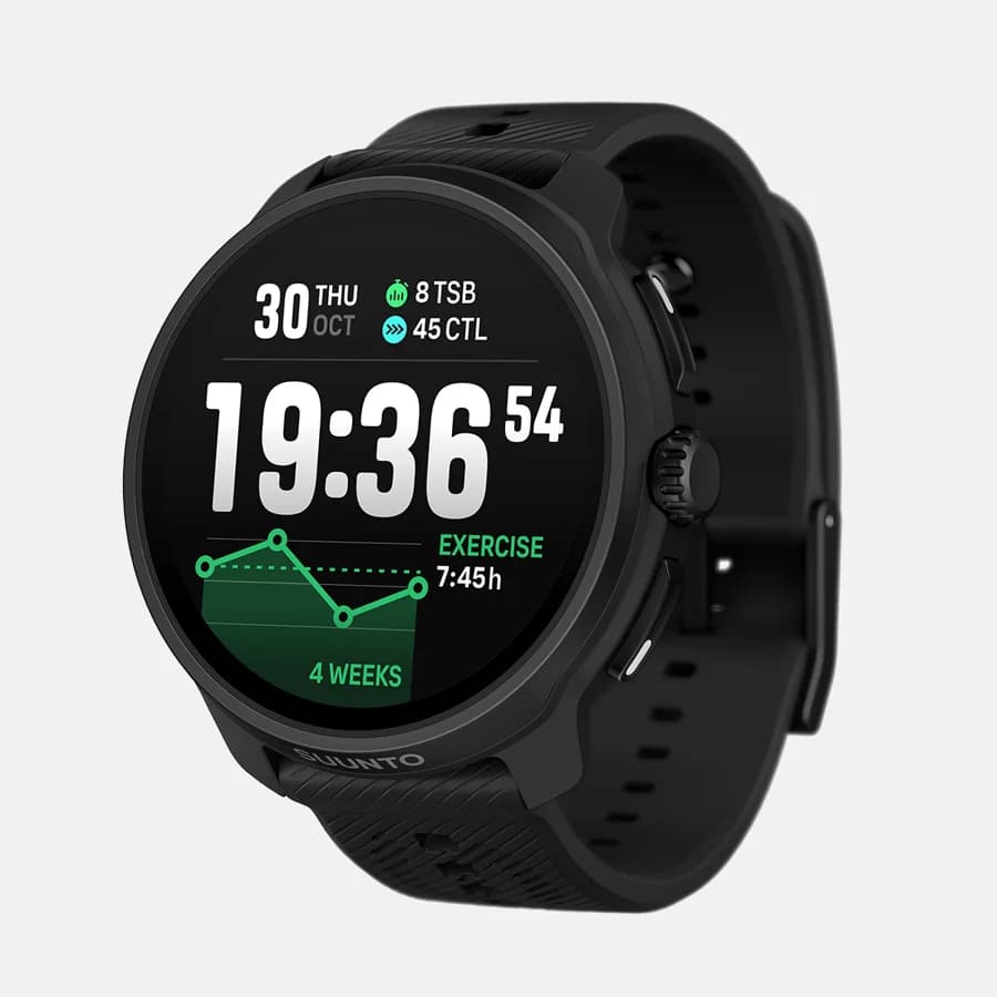 Suunto Race 2 - Stainless Steel - Schwarz