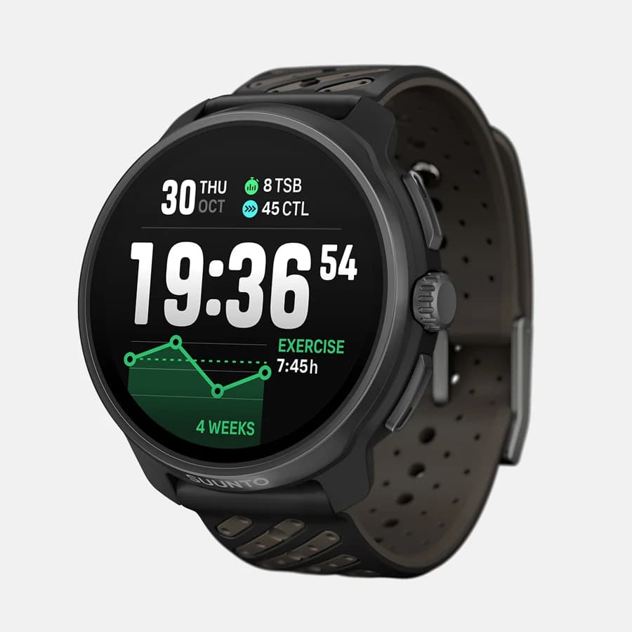 Suunto Race 2 - Titanium - Titan Schwarz