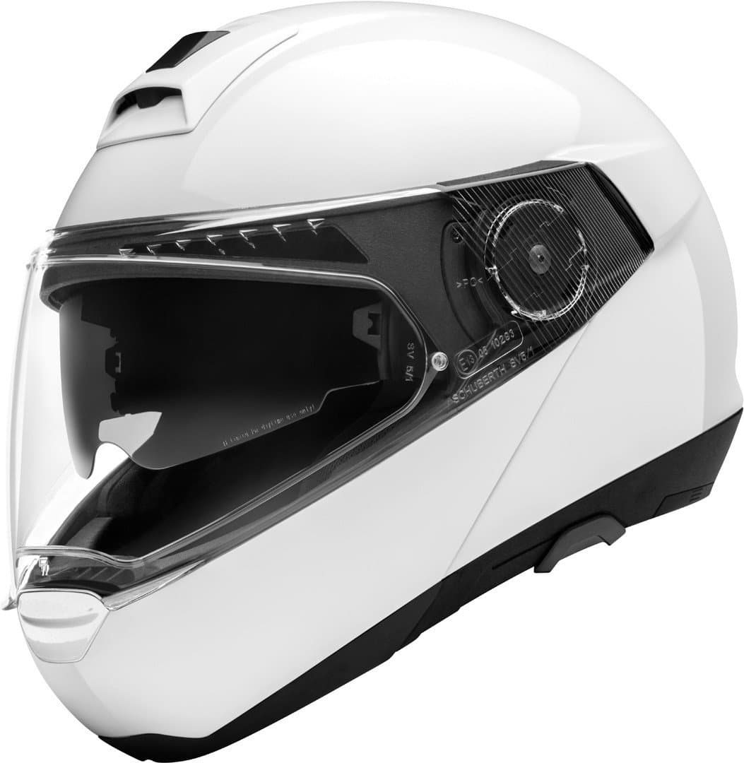 Casque Schuberth C4 Pro list: Blanc Brillant|Noir|Blanc|Gris