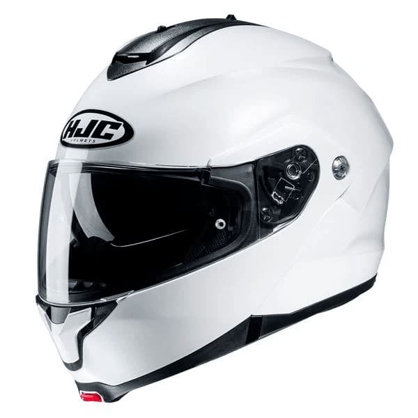 Casque HJC C91 list: Blanc|Noir|Blanc|Jaune