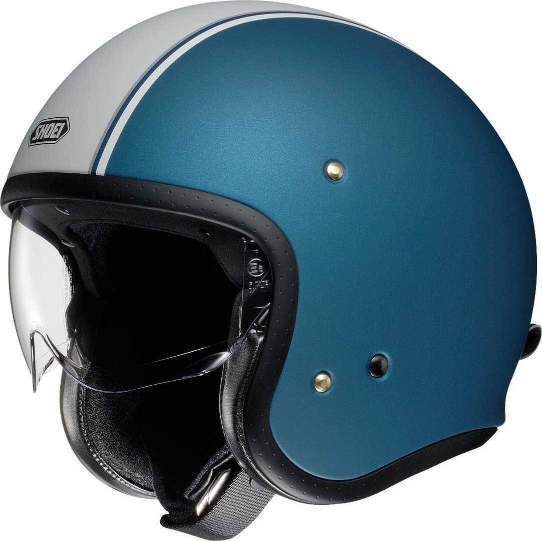 Casque Jet Shoei JO Carburettor list: Bleu|Noir|Marron|Bleu