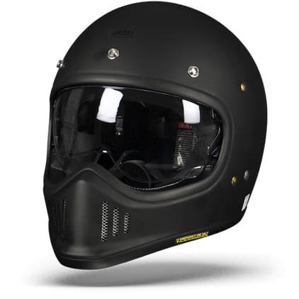 Casque Shoei Ex-Zero list: Noir Mat|Noir|Blanc|Gris|Rouge|Jaune