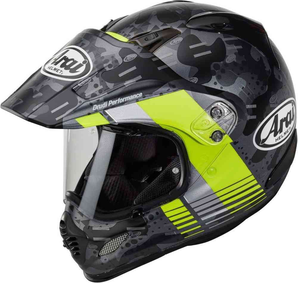 Casque Arai Tour X4 Cover Gris et Jaune list: Gris|Gris