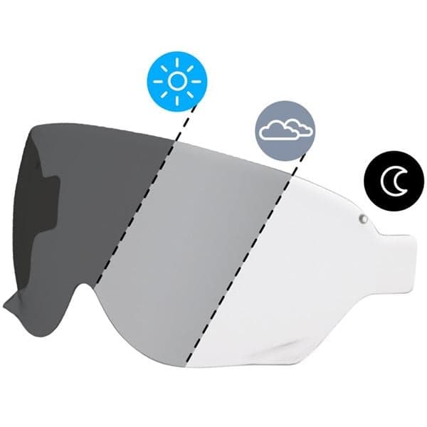 visière photochromique shoei Jo et Ex-Zero