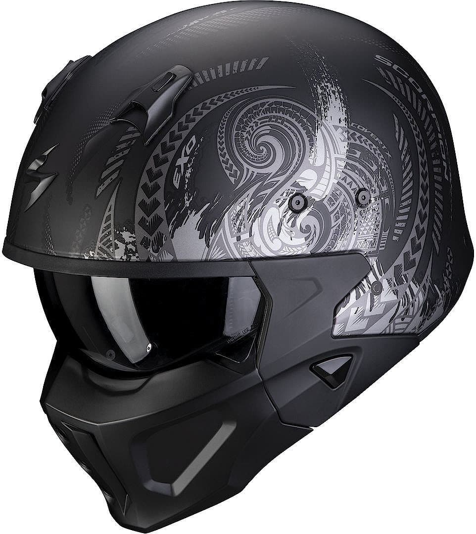 Casque Scorpion Covert-X Wall list: Noir / Anthracite|Noir|Blanc|Gris|Rouge|Multicolore