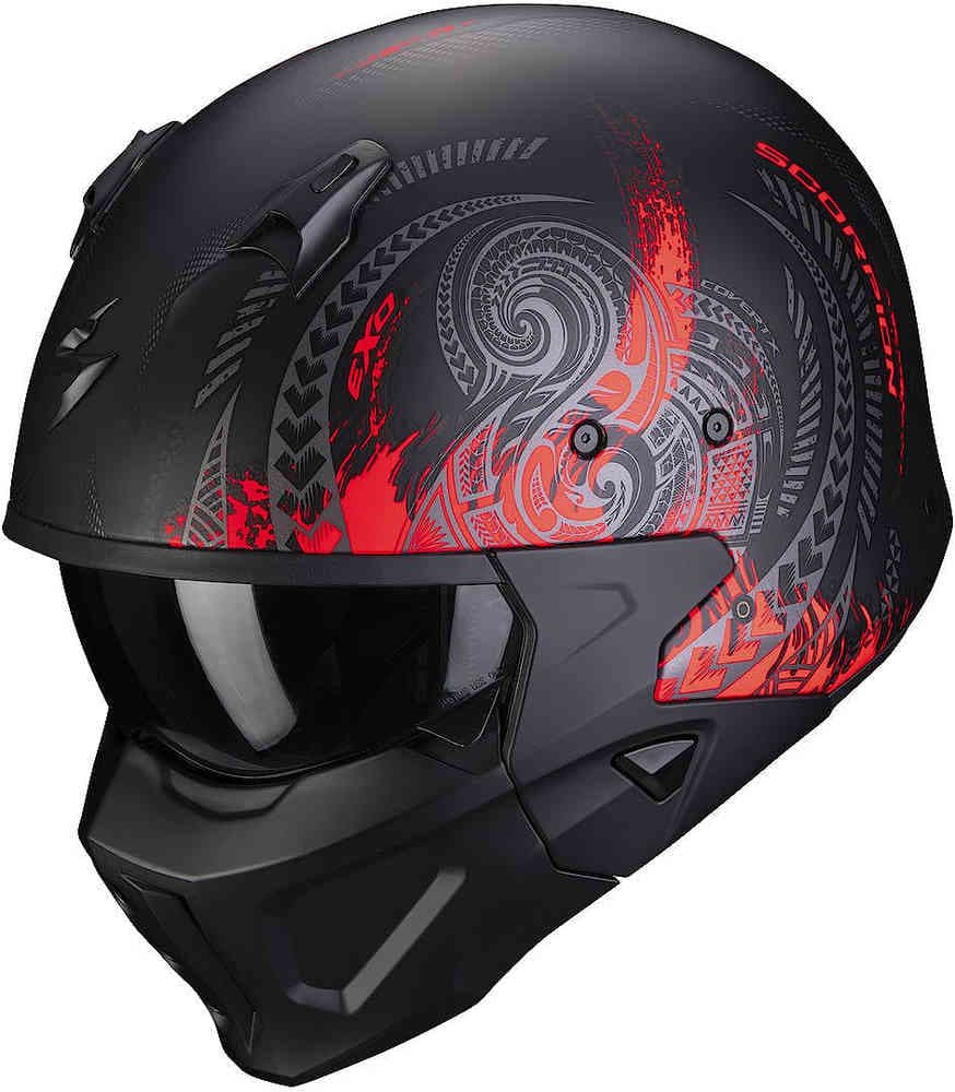 Casque Scorpion Covert-X Wall list: Noir et Rouge|Noir|Blanc|Gris|Rouge|Multicolore