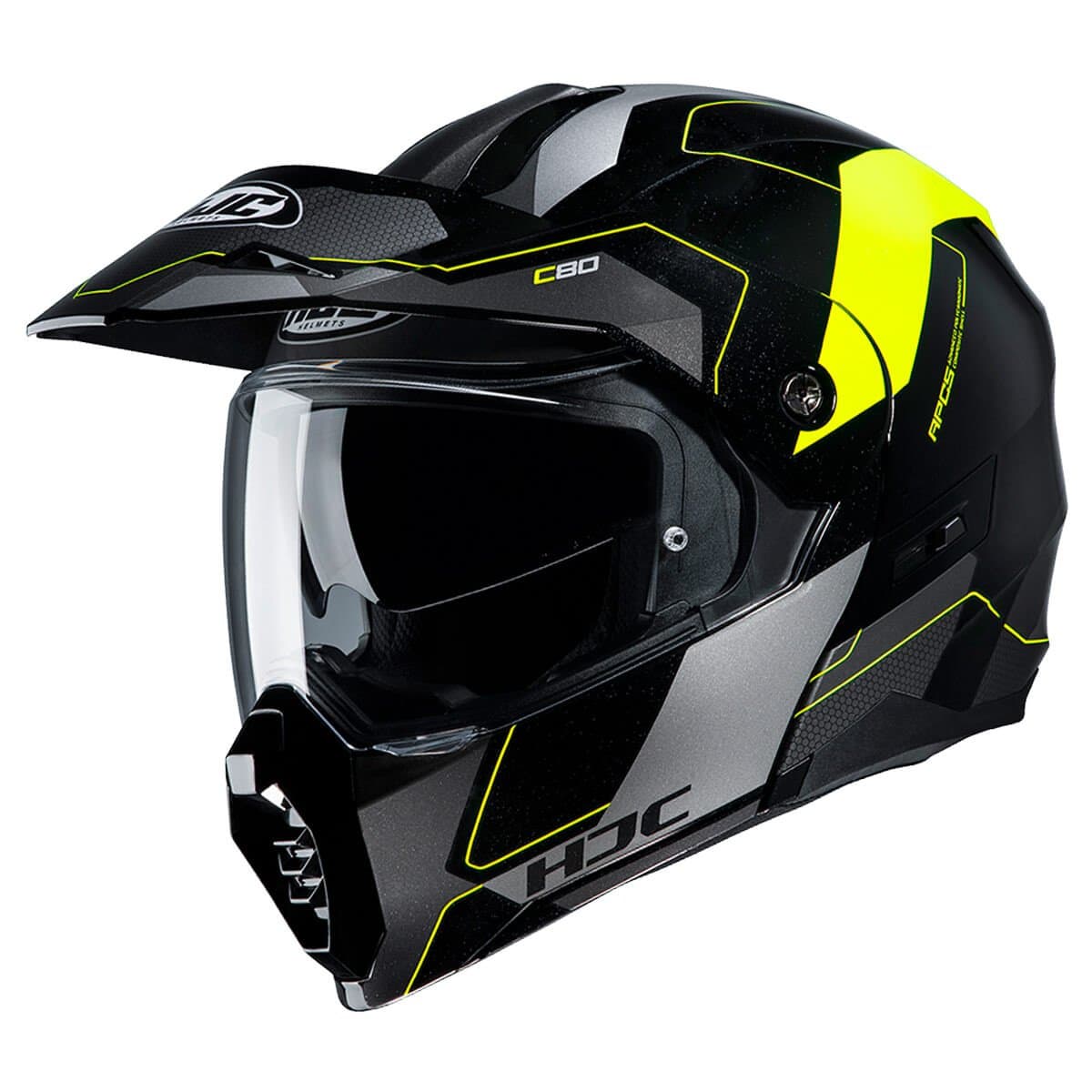 Casque HJC C80 Bult | HJC Rox Enduro list: Noir / Jaune|Noir|Blanc|Rouge|Jaune|Bleu|Multicolore