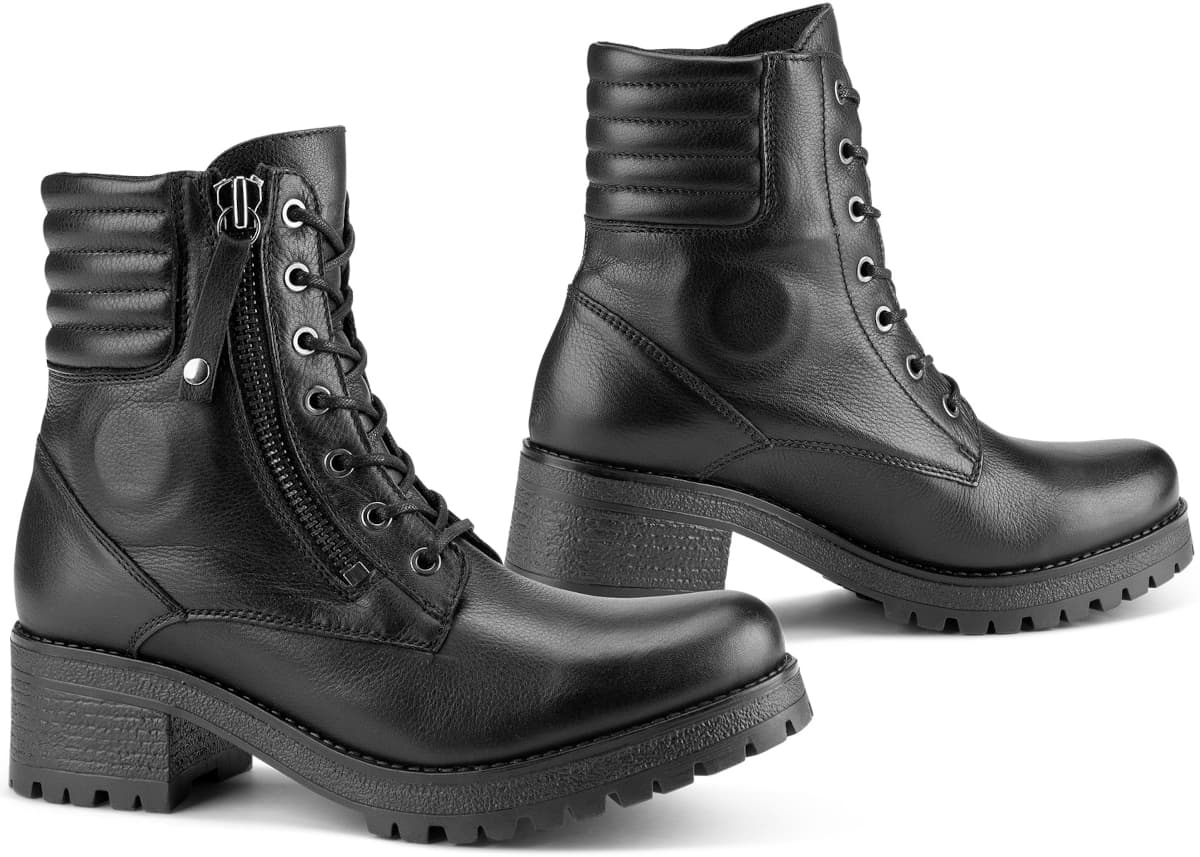Bottes de Moto Femme Falco Misty list: Noir|Noir|Marron|Vert