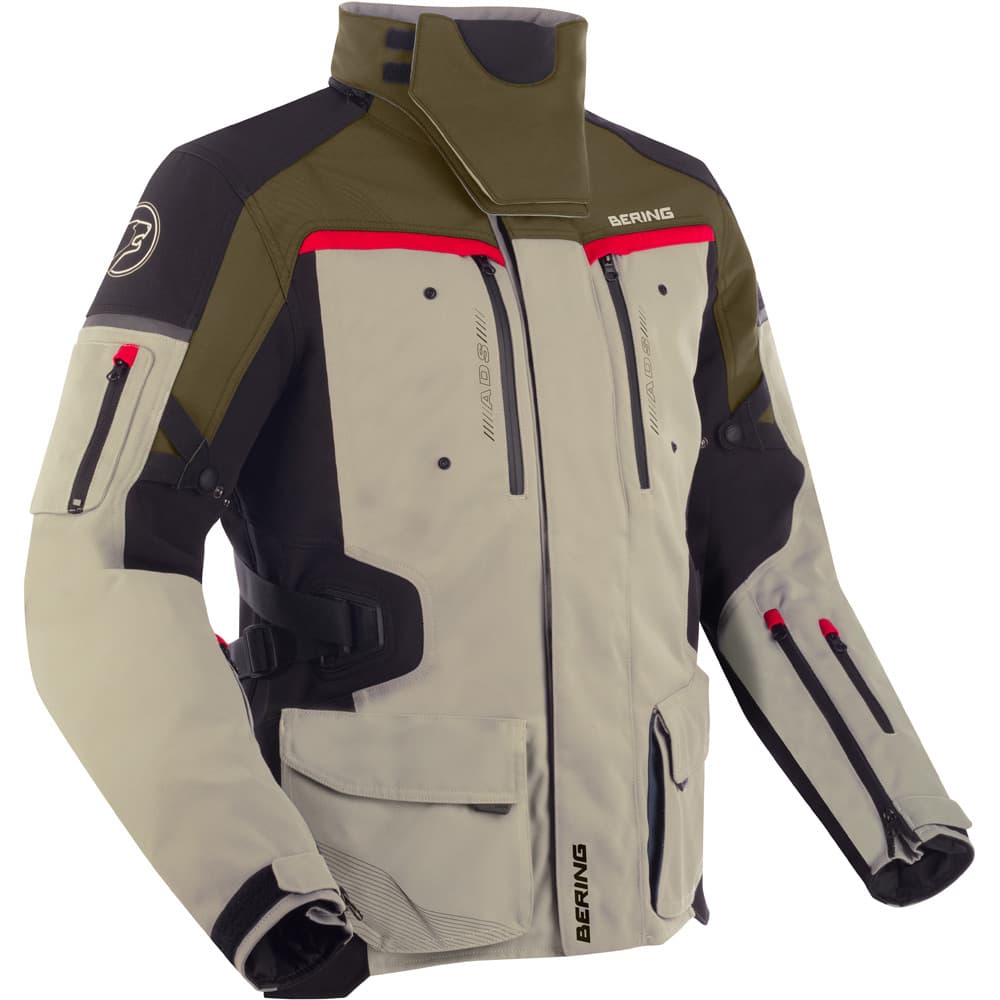 Bering Freeway | Veste Moto Touring list: Sable|Gris|Beige