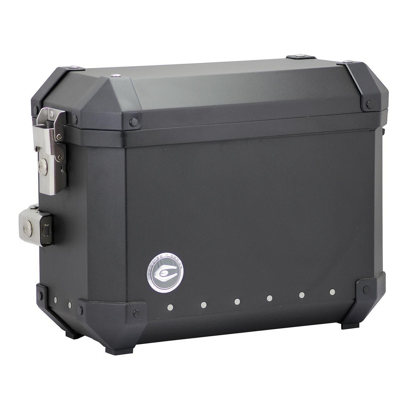 Paire de Valises Latérales Moto Coocase X4 | 28 Litres list: Noir|Noir|Gris