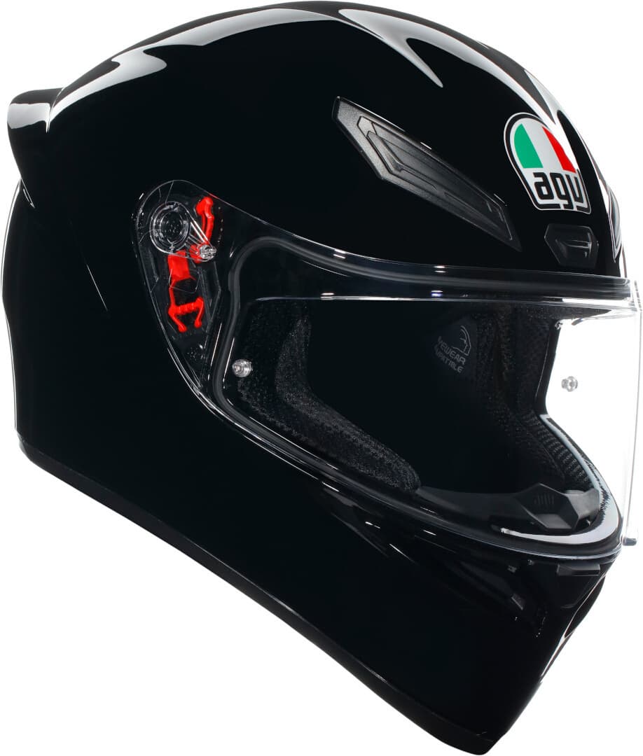 Casque AGV K1-S Homologué ECE 22.06 list: Noir Brillant|Noir|Blanc