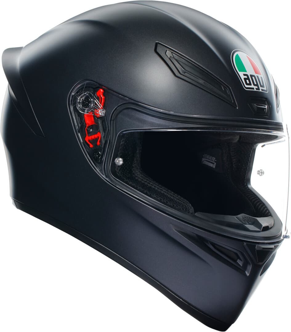 Casque AGV K1-S Homologué ECE 22.06 list: Noir Mat|Noir|Blanc