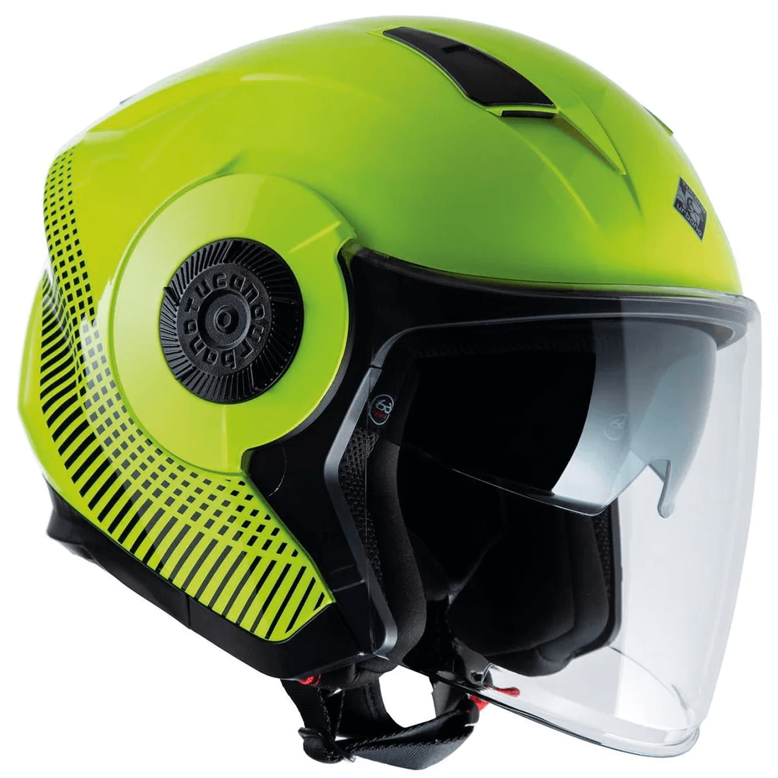 Casque Jet Tucano Urbano EL'Tange list: Jaune|Noir|Blanc|Jaune|Marron