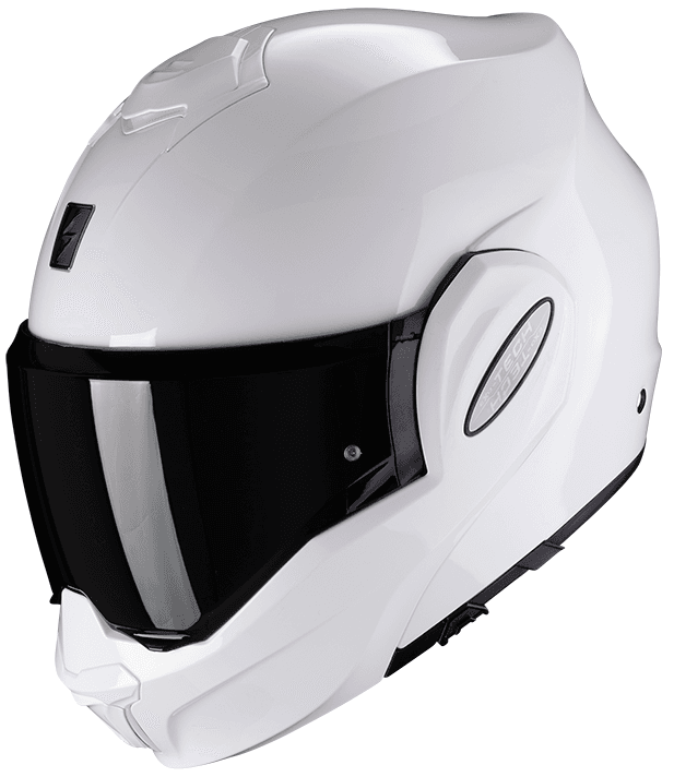 Casque Scorpion Exo-Tech Evo | Homologué ECE 22.06 list: Blanc|Noir|Blanc|Gris
