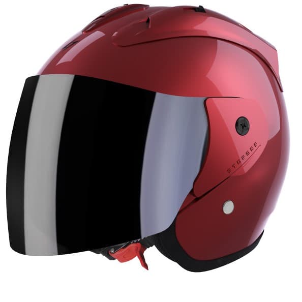 Casque Stormer Sun Evo 2.0 Homologué ECE 22.06 list: Rouge|Noir|Blanc|Gris|Rouge|Bleu