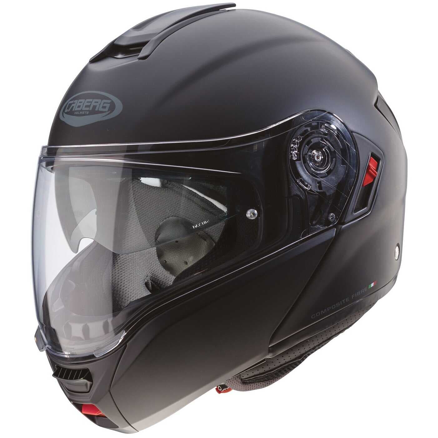 Casque Moto Modulable Caberg Levo X list: Noir Mat|Noir|Blanc|Gris|Bleu