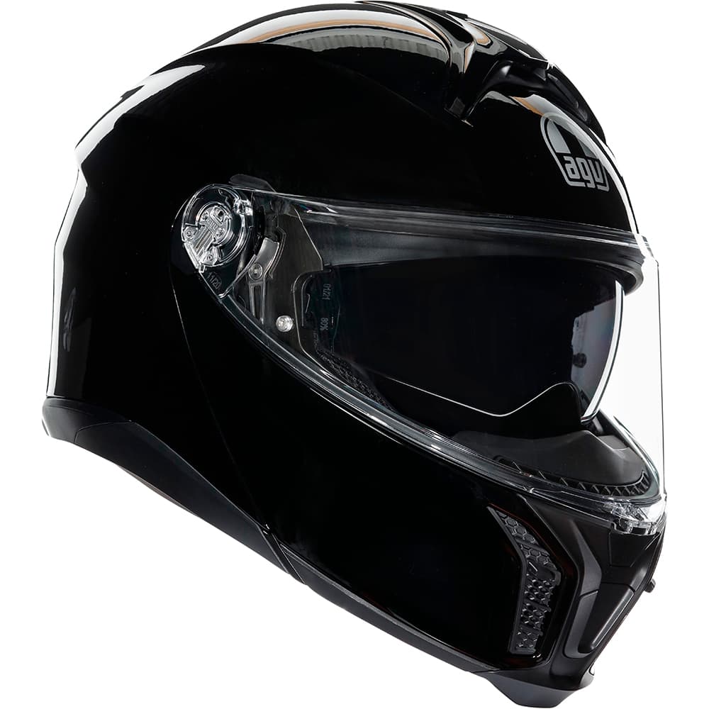 Casque AGV Tourmodular Homologué ECE 22.06 list: Noir Brillant|Noir|Blanc|Gris|Bleu