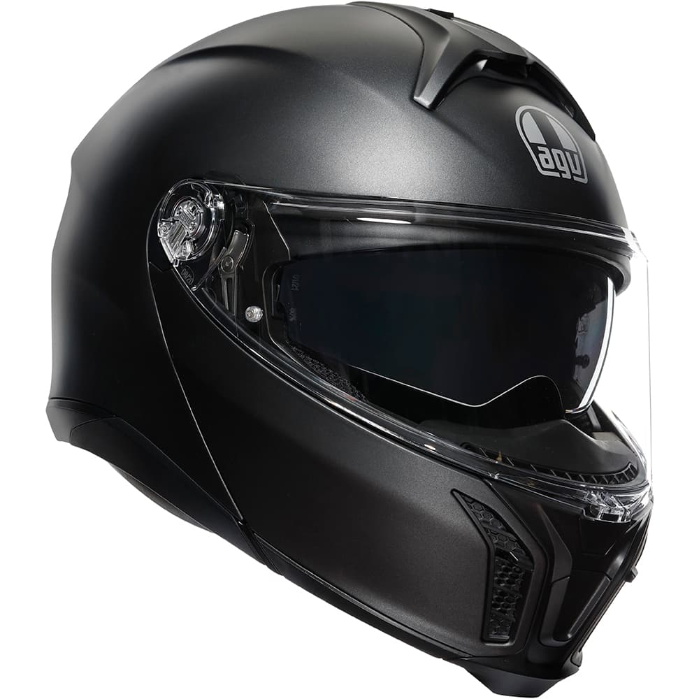 Casque AGV Tourmodular Homologué ECE 22.06 list: Noir Mat|Noir|Blanc|Gris|Bleu