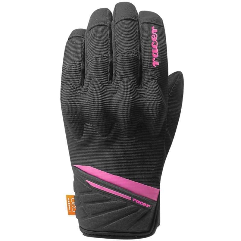 Gants Moto Femme Racer Roca F2 D3O list: Rose|Noir|Blanc|Rose|Multicolore