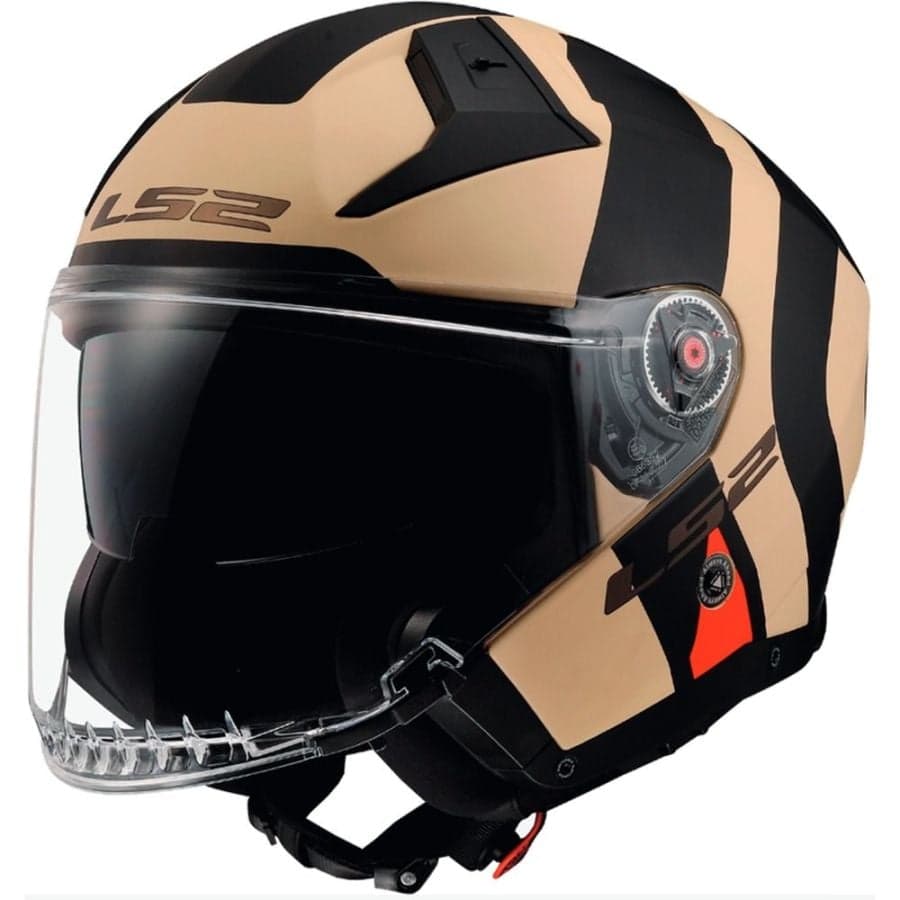 Casque Jet LS2 Infinity 2 - Homologué ECE 22.06 list: Matt Sand|Noir|Blanc|Gris|Rouge|Beige|Bleu|Rose|Multicolore