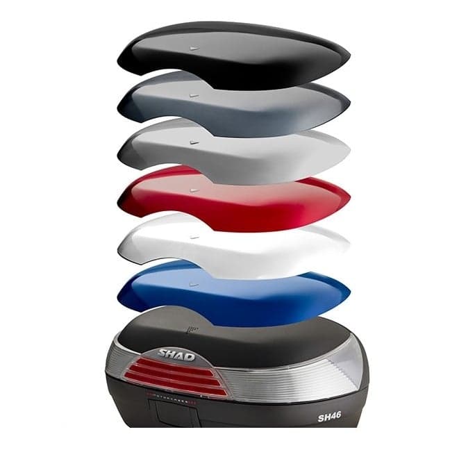 Capot Shad SH46 list: Gris|Noir|Blanc|Gris|Rouge|Bleu