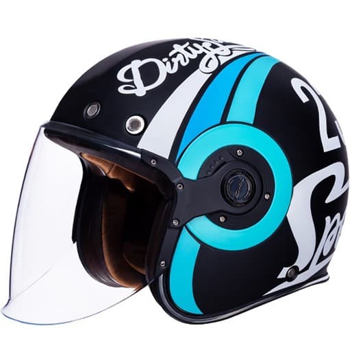 Casque Jet SMK Retro list: Noir / Bleu|Noir|Blanc|Gris|Rouge|Jaune|Beige|Bleu|Multicolore