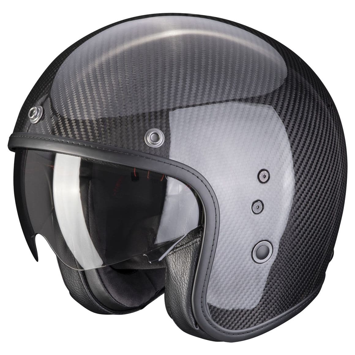 Casque Jet Scorpion Belfast list: Carbone|Noir|Multicolore|Carbone