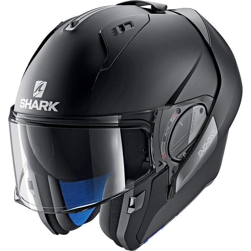 Casque Shark Evo-one 2 list: Noir Mat|Noir