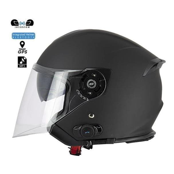 Casque Jet S-Line Kyle S770 avec Intercom intégré list: Noir Mat|Noir